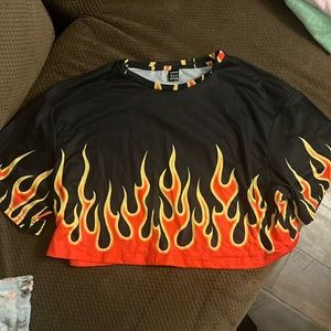 Flame Crop top